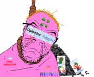 4chan ayyyple blood coal gem pink_skin porn_addiction rope screenshot soybooru soyjak stubble text variant:chudjak variant:feraljak variant:unknown white_background // 1763x1440 // 885.9KB