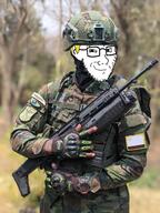 Nothing_is_beyond_our_reach holding_gun logo meta:tagme nate rwanda soldier soyjak_party variant:soyak // 900x1200 // 1.5MB