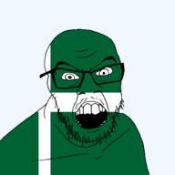 angry barra british flag flag:barra glasses hair looking_at_you mustache open_mouth scotland soyjak stubble teeth transparent transparent_background united_kingdom variant:feraljak // 1500x1500 // 39.1KB