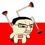 angry animated flag flag:poland full_body glasses goonhitler hair plunger poland soyjak swastika variant:chudjak white_skin // 323x313 // 72.1KB