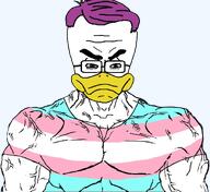 buff duck duckjak soyjak trans variant:duckjak // 1059x973 // 408.4KB
