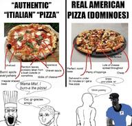 chef chef_hat crying dominoes gigachad mask open_mouth pizza speech_bubble tear variant:markiplier_soyjak variant:wojak wordswordswords // 1024x974 // 159.7KB