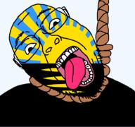 country donetsk donetsk_oblast flag flag:donetsk_oblast glasses hair hanging oblast open_mouth rope russia soyjak stubble suicide sun teeth tongue transparent transparent_background ukraine variant:bernd yellow_teeth // 768x719 // 63.1KB