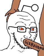 antenna bbc blowjob glasses globohomo meta:pornographic_content open_mouth orange_eyes penis reddit redditard soyjak stubble testicles variant:soyak // 753x960 // 45.2KB
