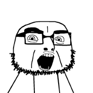 beard gape glasses meta:namefags mouth_open olgol_(spadedfaggot) profile_picture remastered roblox smiling_face soyjak subvariant:olgolstein template variant:cobson // 800x800 // 7.9KB