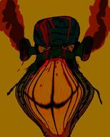 angry blood calm deformed ear fume glasses ogre_ears proto-slopjak soyjak stretched_mouth stubble variant:markiplier_soyjak vein yellow_background // 800x1000 // 132.2KB