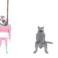 aarons_animals animal animated bloodshot_eyes cat cat_whips_it crying dance flag glasses hanging neovagina open_mouth rope soyjak stubble suicide tongue tranny variant:bernd // 470x332 // 221.4KB