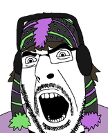 clothed clothes glasses hair hat headphones meta:not_oc open_mouth trend:Andrew_visser trend:crackedparty variant:cobson // 700x863 // 36.0KB