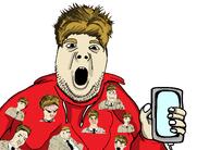 angry arm blush brown_hair buck_teeth closed_mouth clothes fat gynaecomastia hair hand holding_object holding_phone hoodie iphone makeup mexican_twink mexico multiple_soyjaks nikocado_avocado phone skin soyjak subvariant:chudjak_front twinkjak variant:alicia variant:chudjak vein white // 1491x1068 // 348.7KB