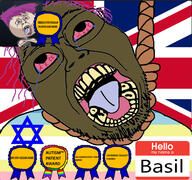 autism_patient_award award basil_(user) bloodshot_eyes brown_skin glasses mouth_open multiple_awards name_tag noose purple_hair rainbow_award star_of_david subvariant:boat_rammer tranny united_kingdom variant:bernd // 1170x1094 // 1.0MB