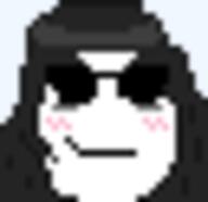 female glasses hair sunglasses tanmoji variant:soytan // 32x31 // 610