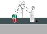 artist:isaacar8 bottle can experiment liquid scientist soy soylent sproke subvariant:soyak_(irritated) variant:soyak // 1503x1106 // 195.4KB