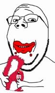 animal_abuse animated bait_and_switch blood closed_mouth glasses gore lust_provoking_image open_mouth poland smile soyjak squirrel subvariant:feralsquirrel subvariant:wholesome_soyjak variant:chudjak variant:feraljak variant:gapejak // 600x998 // 134.9KB
