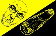 2soyjaks anarchism anarcho-capitalism angry capitalism closed_mouth flag flag:anarcho-capitalism frown glasses libertarian mustache punisher_face soyjak stubble variant:feraljak variant:markiplier_soyjak // 1987x1300 // 769.8KB