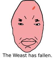 cartoon nickelodeon patrick_star pink_skin pun spongebob_squarepants the_west_has_fallen variant:chudjak // 1242x1323 // 234.0KB