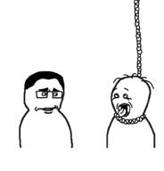 fallenchungus glasses open_mouth rope style_emulation tranny variant:bernd variant:chudjak // 956x1000 // 77.0KB