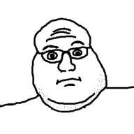 alternate beard closed_mouth fat glasses neutral soyjak stubble variant:fatjak // 306x306 // 4.4KB