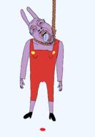 ack animal_ears hanging noose overalls purple_skin stubble the_amazing_digital_circus tranny variant:bernd // 2012x2908 // 525.0KB