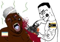 blood boravia chainsaw crying flag:map_pride flag:minor_attracted_person map_(pedophile) nazism pedophile queen_of_spades schutzstaffel screaming stink_lines stinky subvariant:chainsaw_bernd superhero superman variant:bernd variant:chudjak // 1238x872 // 117.2KB