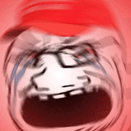 angry animated bloodshot_eyes blur clothes crying distorted glasses hat maga open_mouth red soyjak stubble variant:soyak // 196x275 // 230.9KB