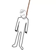 animated arm closed_eyes crying fast full_body glasses hand hanging leg rope soyjak stubble subvariant:wholesome_soyjak suicide variant:gapejak // 594x528 // 174.2KB