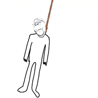 animated arm closed_eyes crying fast full_body glasses hand hanging leg rope soyjak stubble subvariant:wholesome_soyjak suicide variant:gapejak // 594x528 // 174.2KB