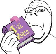 angry book bookmark cartoon closed_mouth da_rules_(fairly_odd_parents) fairly_odd_parents frown glasses hand holding_book holding_object nickelodeon stubble subvariant:wholesome_soyjak variant:gapejak // 937x897 // 212.7KB