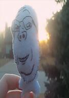 irl plush subvariant:wholesome_soyjak variant:gapejak // 576x816, 8.8s // 519.7KB