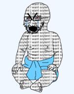 baby bloodshot_eyes crying diaper open_mouth selfish_little_fuck soy soyjak soylent stubble text variant:cryboy_soyjak // 466x593 // 92.4KB