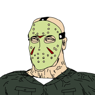 buff friday_the_13th green_jacket green_shirt hockey_mask jacket jason_voorhees subvariant:perceptive_chud transparent_background variant:chudjak white_skin // 799x799 // 43.9KB