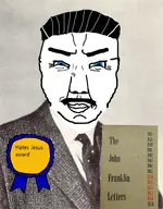 atheism award blue_eyes clothes fancy fancy_clothes hair john_franklin_letters revilo_p._oliver smirk smirking subvariant:chuddy suit suit_and_tie variant:chudjak white_nationalism // 592x756 // 262.1KB