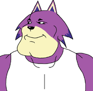animal_crossing black_nose blue_highlight furry looking_to_the_left muscular_male nintendo obscure purple_fur purple_skin smile smirk snca subvariant:mexiaryan tank_top tarou tarou_(animal_crossing) variant:meximutt video_game white_shirt wolf // 886x872 // 20.7KB