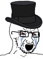 bloodshot_eyes clothes crying glasses hat open_mouth sad stubble subvariant:crying_soyak template top_hat transparent_background variant:soyak white_skin // 1130x1550 // 43.2KB
