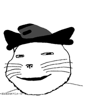 3dgifmaker animal animated bouncing cat clothes ext=gif hat japanese_text nose subvariant:massjak variant:gapejak whisker // 400x400 // 308.4KB