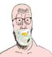 baby binky caca glasses low_quality low_resolution pacifier stephen_colbert stubble variant:cobbert // 115x126 // 1.2KB