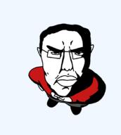 big_lips chud clothes five_nights_at_cobson's glasses hair le_pol_face looking_up subvariant:pol_face swastika thick_eyebrows tshirt variant:chudjak // 966x1080 // 17.4KB