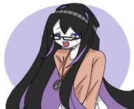 art avengers beanie blue_eyes cute female glasses hair long_hair necklace soy soylent variant:soytan // 1403x1145 // 144.9KB