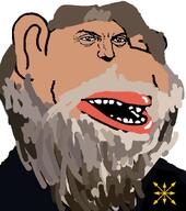 Dugin alexander_dugin beard brown_hair ear eurasia facial_hair mongoloid punisher_face subvariant:impish_amerimutt swarthoid variant:impish_soyak_ears // 594x672 // 297.9KB
