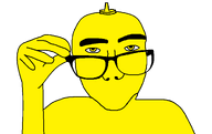 admin condiment mustard mustard_(user) no_mouth smug transparent_background variant:sobot yellow_skin // 1300x820 // 18.9KB