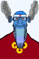 angry bald bloodshot_eyes blue blue_skin calm closed_mouth ear flag flag:japan flag:shimane fume glasses japan ogre_ears seethe shimane smoke soyjak stretched_chin stubble template todofuken transparent_background variant:markiplier_soyjak // 823x1250 // 58.6KB