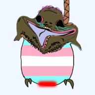 beard bernd_schmidt bird brown_skin nose open_mouth shitskin tranny transgender_flag transgender_flag_rights variant:bernd variant:budgiejak // 1080x1080 // 298.0KB