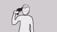 animated closed_eyes crying ext=gif gun meta:tagme revolver sad silent_hill subvariant:wholesome_soyjak variant:gapejak // 1200x676 // 283.9KB