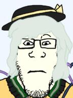 anime clothes green_hair hat koishi_komeiji ribbon subvariant:neutralplier touhou variant:markiplier_soyjak video_game yellow_shirt // 600x800 // 24.4KB