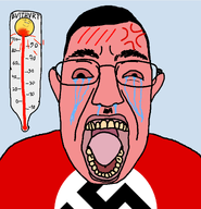 angry butthurt crying rage swastika thermometer variant:bernd variant:chudjak yoba_face // 1200x1245 // 128.3KB