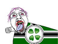 4chan 4cuck ack angry crying glasses kekistan pinkeye purple_hair variant:punchjak variant:troonjak // 1060x799 // 307.3KB