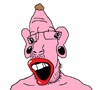 big_lips brown_hair ear earring ftm glasses hair lips mustache oh_my_god_she_is_so_attractive open_mouth pink_skin pooner retard soyjak stubble teeth tranny transparent_background variant:parrotjak // 682x625 // 23.4KB