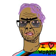 aids clothes glasses hair lgbt rainbow soyjak stubble variant:unknown // 1000x1000 // 109.7KB
