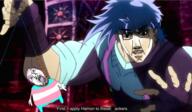 2soyjaks ack bloodshot_eyes clackers crying full_body glasses hanging jojos_bizarre_adventure joseph_joestar mustache neovagina open_mouth pun purple_hair rope subvariant:chudjak_front suicide tongue tranny variant:bernd variant:chudjak yellow_teeth // 572x334 // 370.7KB