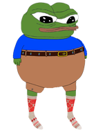 amphibian animal belt blue_shirt closed_mouth clothes frog green_skin lips nas nas:pepe pepe pepe_the_frog sock subnas:apu transparent_background // 444x562 // 106.6KB