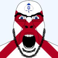 alabama angry beard blue_eyes facial_mark flag flag:alabama flag:israel forehead_mark glasses hair israel looking_at_you open_mouth queen_of_spades soyjak spade star_of_david state stubble subvariant:cobson_front2 subvariant:spadeson template thick_eyebrows united_states variant:cobson // 800x800 // 100.9KB
